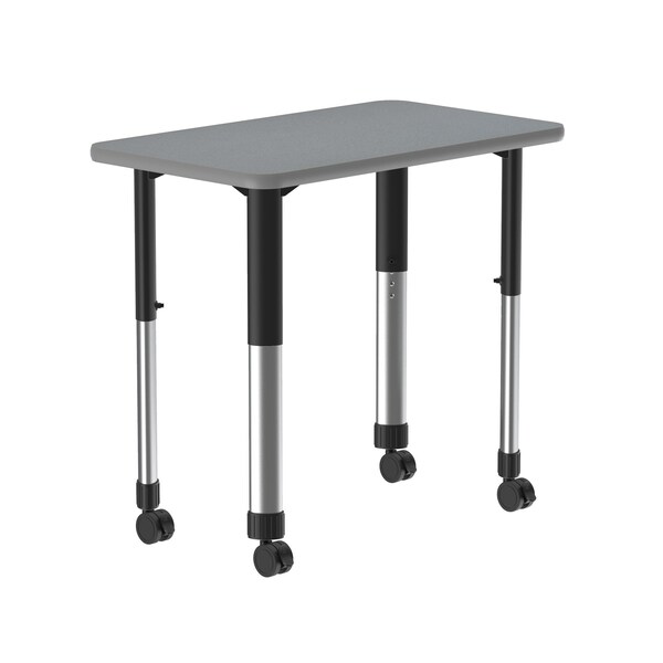 TFL Collaborative Desk - Casters - Rec